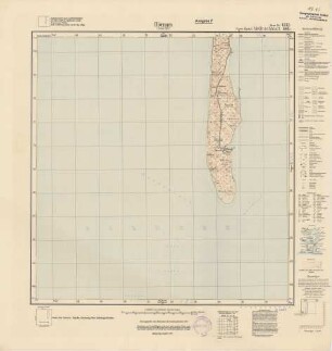 1215 Hoernum (Insel Sylt) (4-cm-Karte) Meßtischblatt [alte Nr. 158]