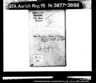 Die dem Niederländer David Hartog Benima aus Neuschanz bewilligte Niederlassung als Handelsmann in Weener