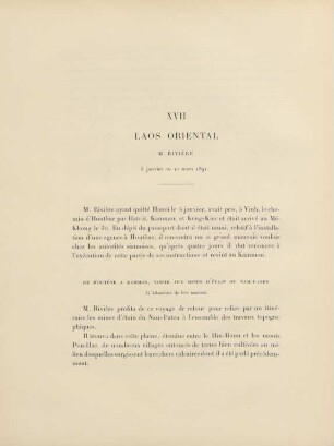 XVII . Laos oriental