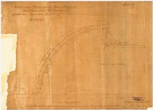 Denkmal für Kaiser Wilhelm I., Berlin: Schicht 9, Ufermauer 1:25