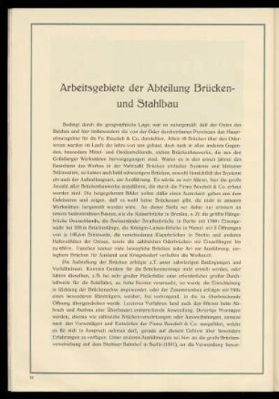 Arbeitsgebiete der Abteilung Brücken- und Stahlbau