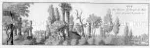Vue des ruines du temple de Mars (aus einer Folge Cahiers)