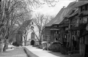 Rottweil: Alte Häuser und Lorenzkapelle