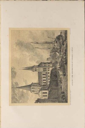 Illustration: Ansicht Der Stiftskirche St. Cunibert In Köln.