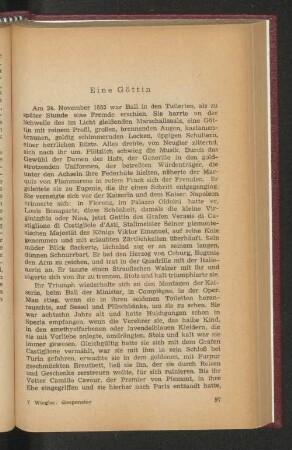 Eine Göttin