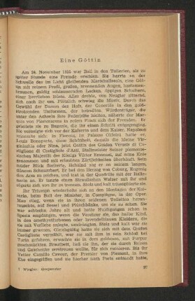 Eine Göttin
