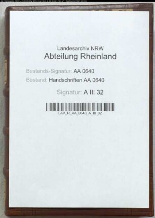 Kleve: Geschäftsregister Herzog Johanns III. von Jülich-Kleve (Bd. XXVI)