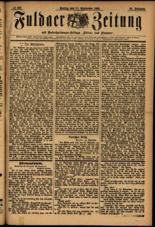 Ausgabe vom Freitag, den 11. September 1896.