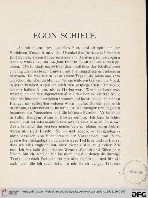 Egon Schiele