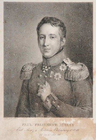 Bildnis von August I. (1783-1853), Großherzog von Oldenburg