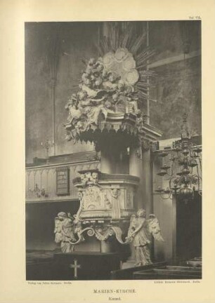 Taf. VII. Marien-Kirche. Kanzel