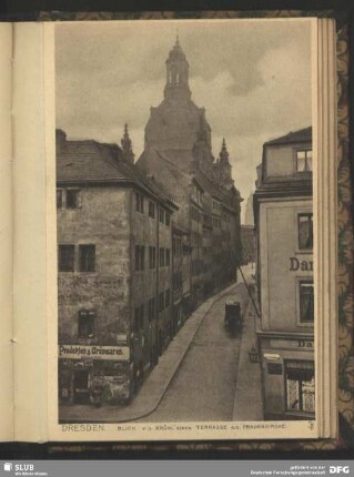 Blick v. d. Brühl`schen Terrassen a. d. Frauenkirche