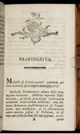 Praecognita.