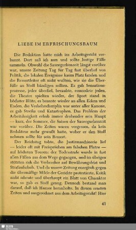 Liebe Im Erfrischungsraum