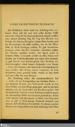 Liebe Im Erfrischungsraum