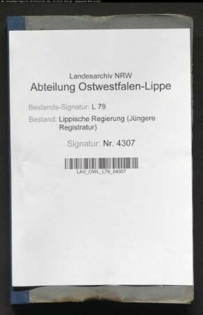 Rechnungen über die Revenuen der Prinzessin Luise zur Lippe, Band 1