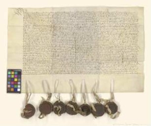Die Städte Salzwedel, Gardelegen, Seehausen, Tangermünde, Osterburg und Werben verschreiben sich Parum von Plato zu Grabow über 1.000 Mark lübisch.