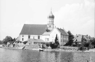 Wasserburg: Kirche vom Landungssteg