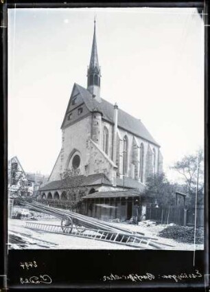 Hintere Kirche; Äusseres, Ansicht von Osten