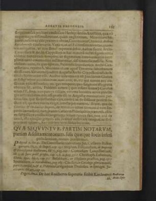 Quae sequuntur, partim notarum