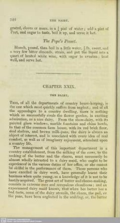Chapter XXIX. The Dairy