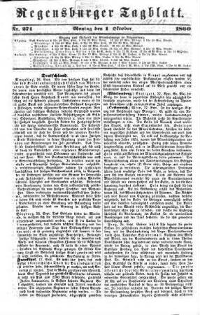 Regensburger Tagblatt : Kampf-Organ für nationale Freiheit und soziale Gerechtigkeit. 1860 = Jg. 23, 10 - 12