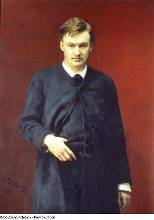 Bildnis des Komponisten A. Glasunow