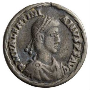 Münze, Siliqua, 28. August 388 bis 15. Mai 392 n. Chr.