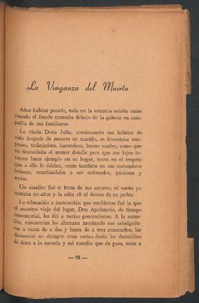 La venganza del muerto