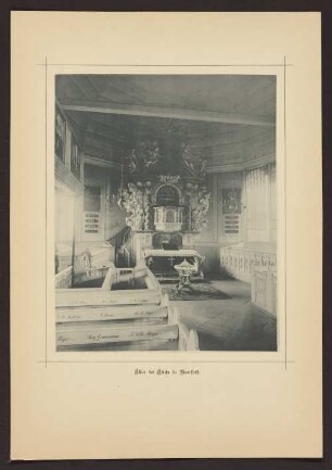 Altar der Kirche in Moorfleth