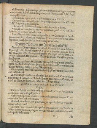 Libri Medici Latine scripti.