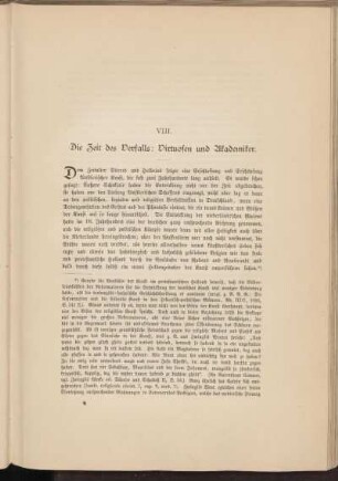VIII. Die Zeit des Verfalls: Virtuosen und Akademiker.