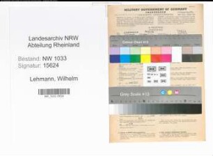 Entnazifizierung Wilhelm Lehmann , geb. 26.01.1897 (Kaufm.Angest.)