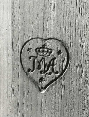 Brandstempel MA unter Krone