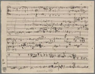 Sinfonie Nr. 9 . Skizzen - BSB Mus.ms. 22743