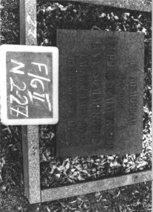 Grabstein F-G II N/2/27 (Detailaufnahme)