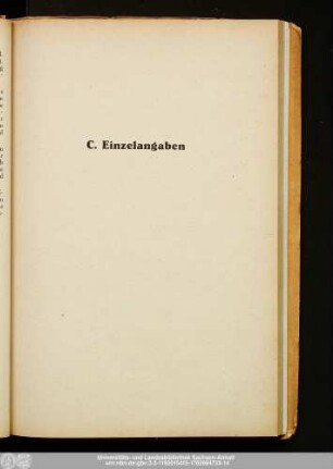 C. Einzelangaben