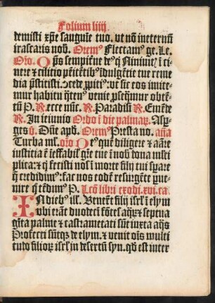 Ordo in die palmarum.