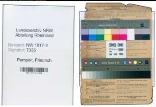 Entnazifizierung Friedrich Pempeit , geb. 14.04.1907 (Techniker)
