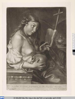 Maria Magdalena als Büßende