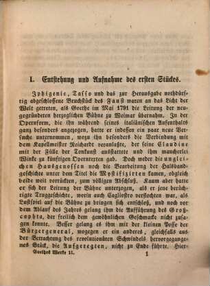 Goethes Trilogie die natürliche Tochter