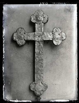 Vortragekreuz (restauriert), Vorder- und Rückseite