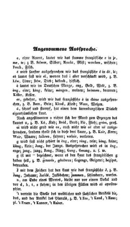 Angenomme Aussprache.