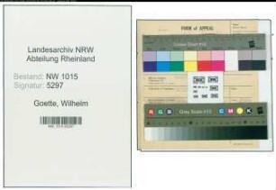 Entnazifizierung Wilhelm Goette , geb. 00.00.0000 (Buchhalter)