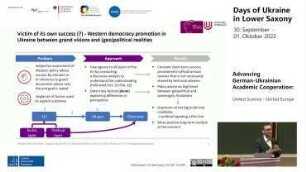 Victim of its own success (?) - Western democracy promotion in Ukraine between grand visions and (geo)political realities
