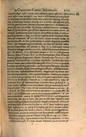 In canticum canticorum Salamonis novae lucubrationes
