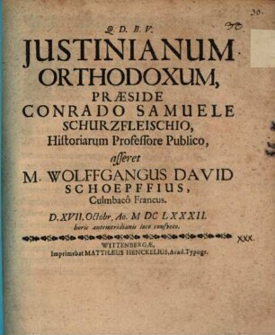 Justinianum Orthodoxum