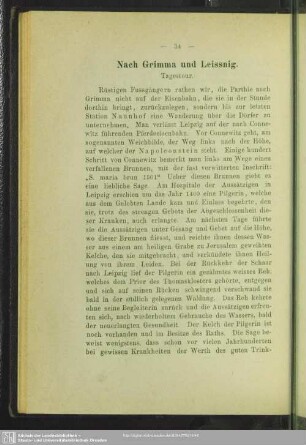 Nach Grimma und Leissnig