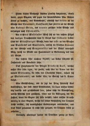 Der Krieg um die Rheingrenze 1870 politisch und militärisch dargestellt von W. Rüstow : Mit Kriegskarten und Plänen. 4