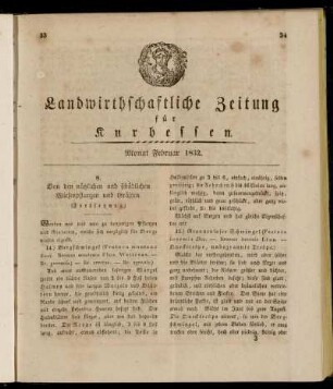 Monat Februar 1832